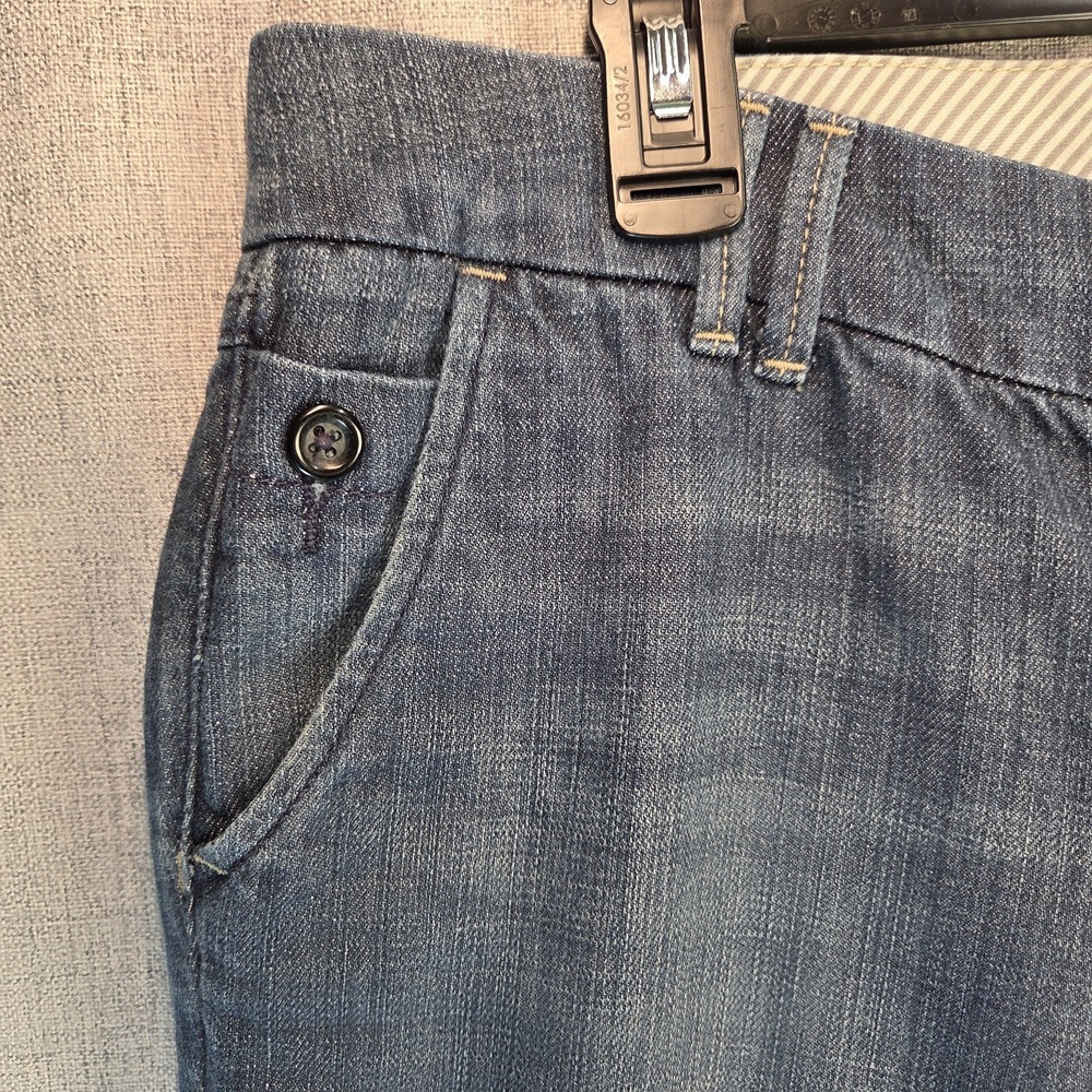 Gap Limited Edition Flare Jeans Womens Sz 6 Blue Mid Rise Stretch Festival - Picture 3 of 8